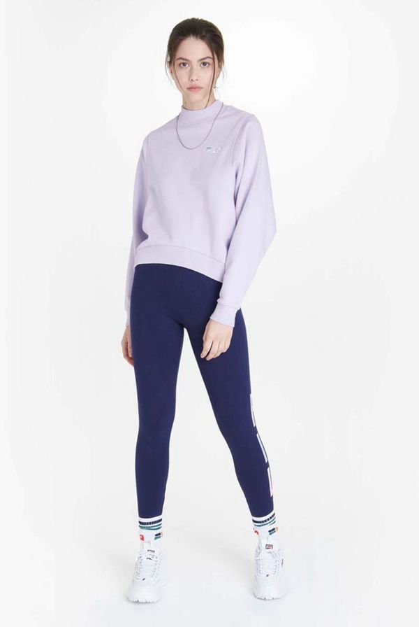 Moletons Fila Mulher Roxo - Fila Summer Drop Sleeve Portugal Lojas,ZTLV-27391